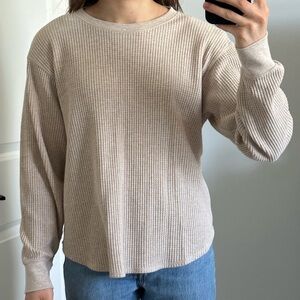 Uniqlo Beige Long Sleeve